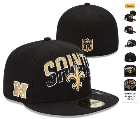 2013 New Orleans Saints NFL Draft 59FIFTY Fitted Hat 60D20